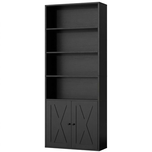 Shintenchi Industrial Bookshelf with Doors